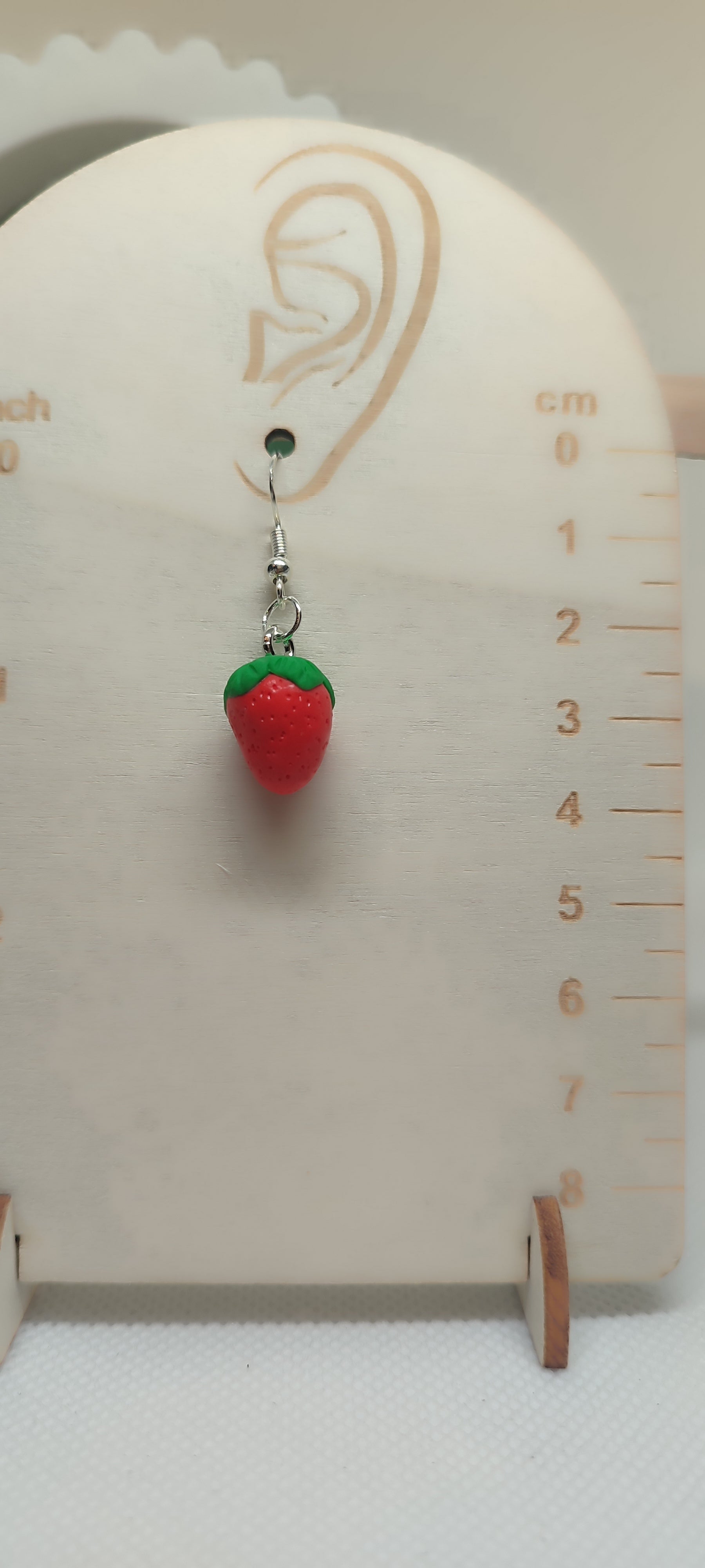 Boucles d'oreilles, fait main, 🍓