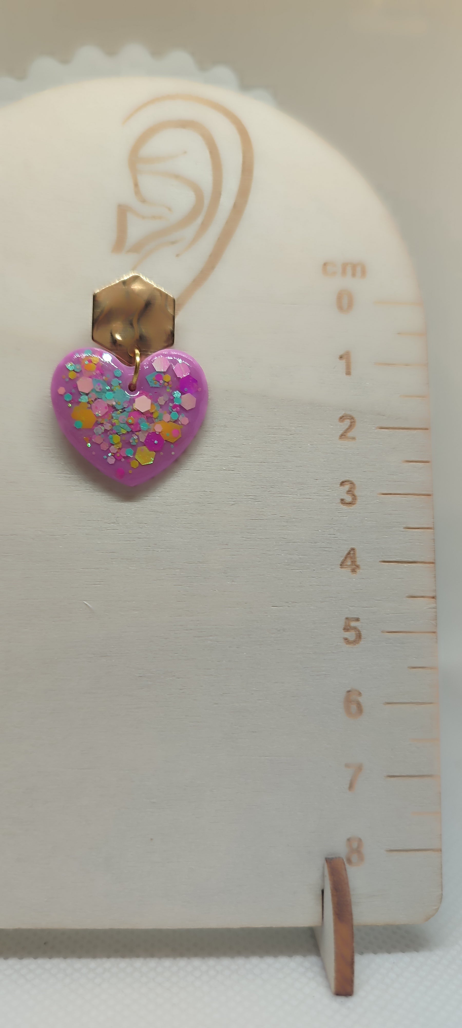 Boucles d'oreilles, fait main ,St Valentin