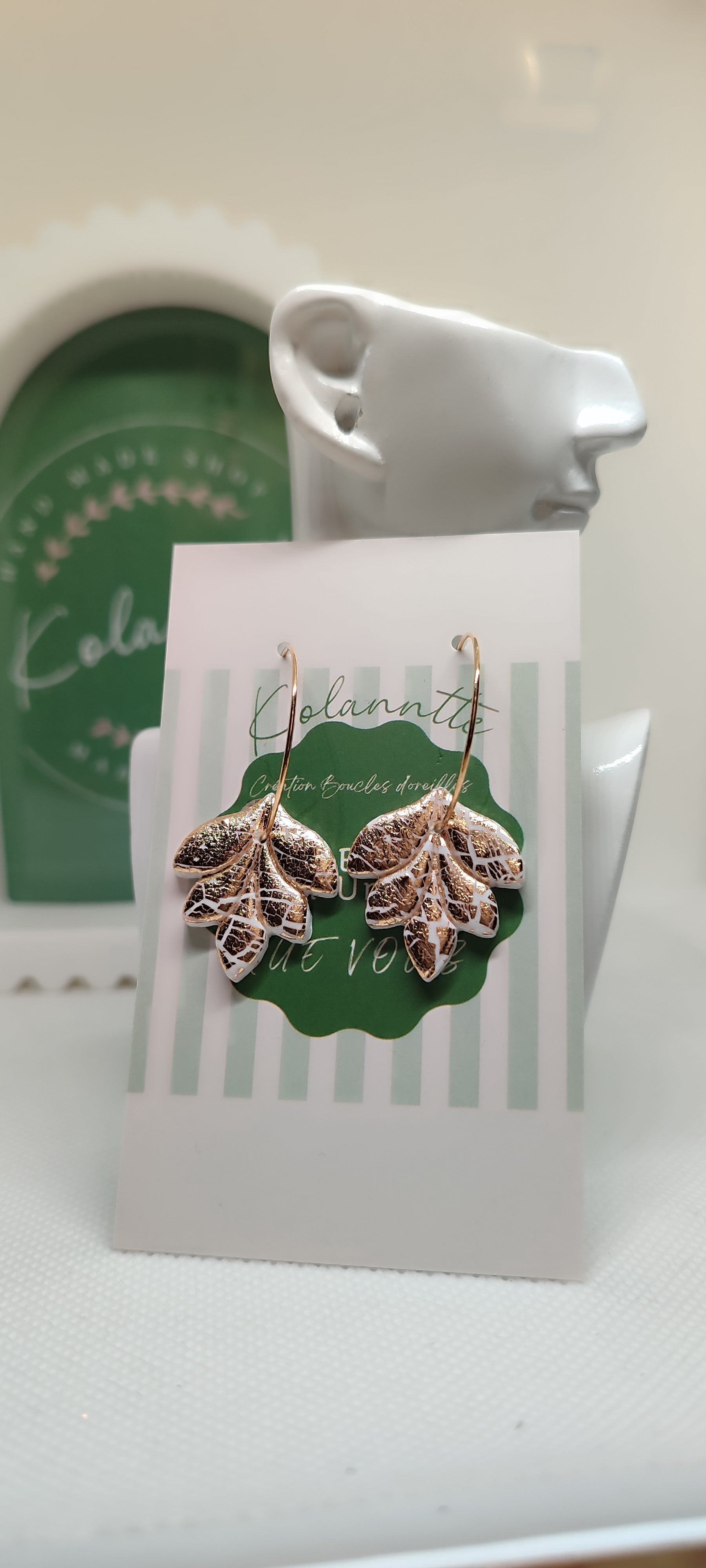Boucles d'oreilles Savane