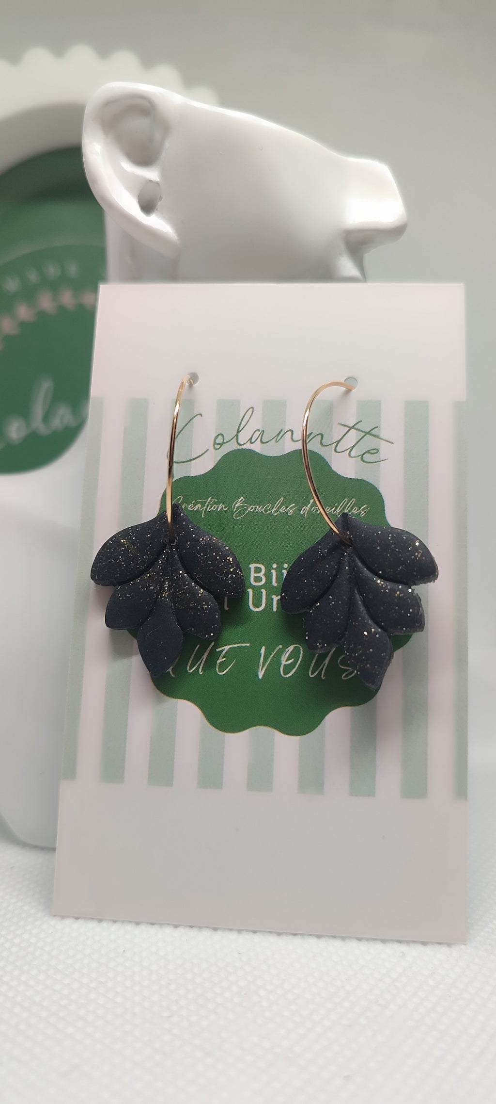 Boucles d'oreilles Feuille